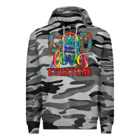 Slate Camo Lgbtq God Loves Everyone With Unicorn Premium Hoodie - BundleAndBundleShop