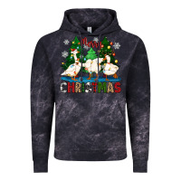 Cloud Black merry christmas duck Vintage Hoodie - Zillion Design Studio
