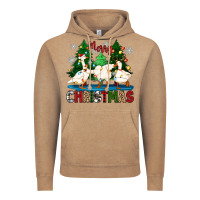 Vintage Coffee merry christmas duck Vintage Hoodie - Zillion Design Studio