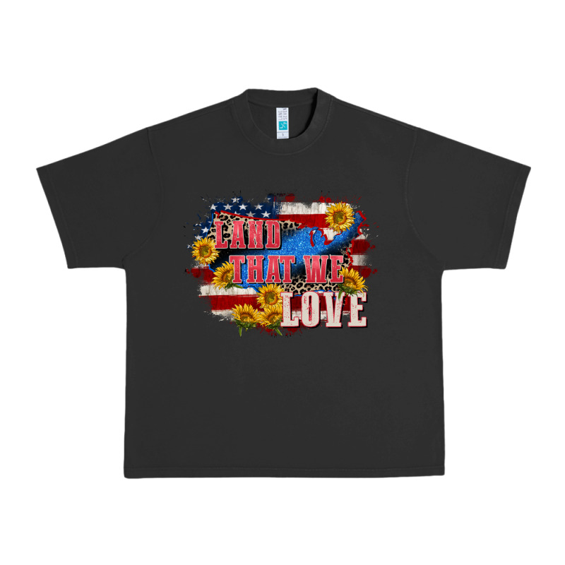 Land That We Love 4th Of July Urban Heavy Tee by CowGirlArtShop | Teevron