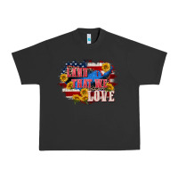 Pigment Black Land that we love 4th of july Urban Heavy Tee - CowGirlArtShop