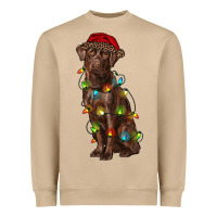 Christmas Labrador Retriever Heavyweight Sweatshirt | Teevron