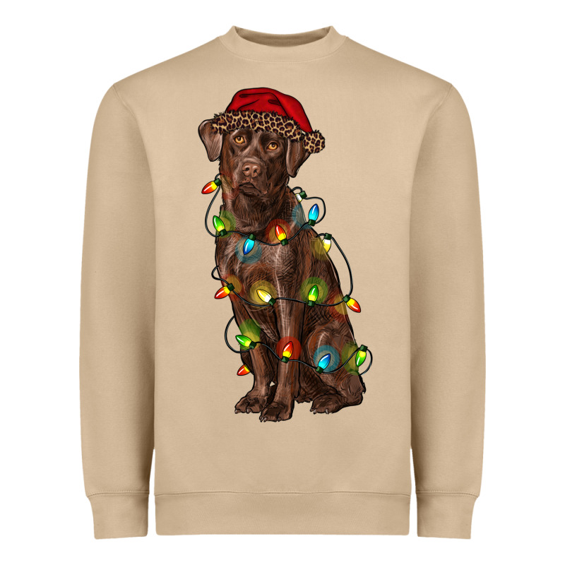 Christmas Labrador Retriever Heavyweight Sweatshirt by RanaPortraitStore | Teevron