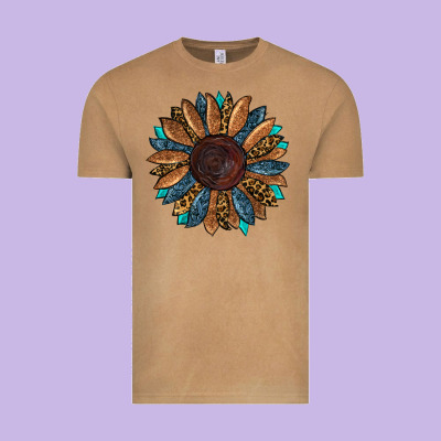 Fall Tooled Lather Leopard Vintage Tee Designed By Ranaportraitstore