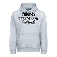 Heather Grey Friends not Food Urban Hoodie - Bettercallsaul