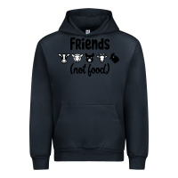 Navy Friends not Food Urban Hoodie - Bettercallsaul