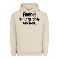 Pigment French Oak Friends not Food Urban Hoodie - Bettercallsaul
