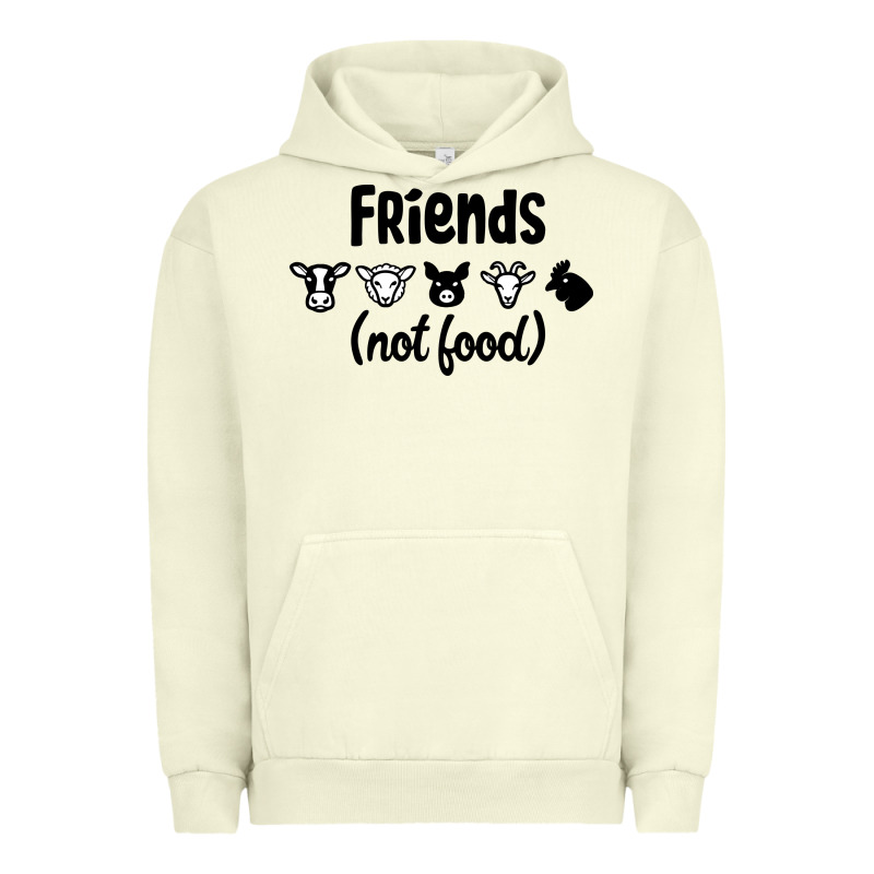 Friends Not Food Urban Hoodie by Bettercallsaul | Teevron