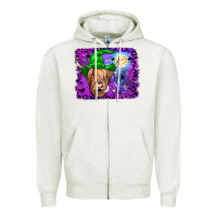 Highland Cow Halloween Zipper Hoodie | Teevron