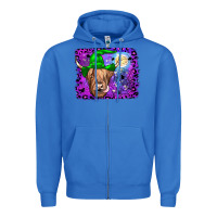 True Royal highland cow halloween Zipper Hoodie - JahusDesignShop