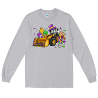 Moon Dust mardi gras gnome bulldozer Long Sleeve Tee - JahusDesignShop