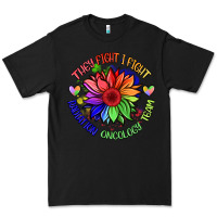 Black oncology team sunflower Premium Tee - BarkalooDesign