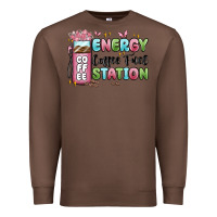 Chestnut energy coffee fuel station Premium Sweatshirt - MaliasSmallBusiness