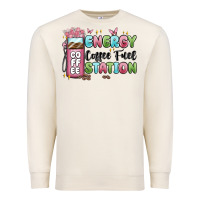Sandshell energy coffee fuel station Premium Sweatshirt - MaliasSmallBusiness