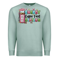Seafoam energy coffee fuel station Premium Sweatshirt - MaliasSmallBusiness
