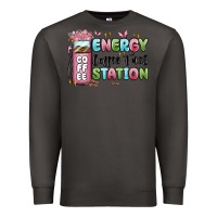 Smoke energy coffee fuel station Premium Sweatshirt - MaliasSmallBusiness