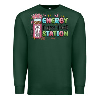 Sports Green energy coffee fuel station Premium Sweatshirt - MaliasSmallBusiness