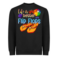Black life is better in flip flops Heavyweight Sweatshirt - texasbilliewilder