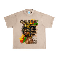 French Oak afro queen juneteenth Urban Heavy Tee - HRA Design Shop