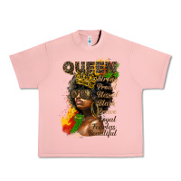 Salmon afro queen juneteenth Urban Heavy Tee - HRA Design Shop
