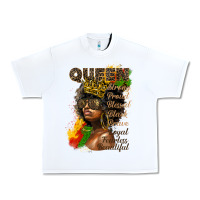 White afro queen juneteenth Urban Heavy Tee - HRA Design Shop