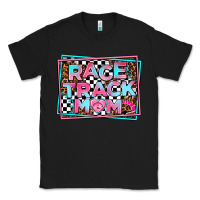 Black race track mom Classic Tee - AdoDesignShop