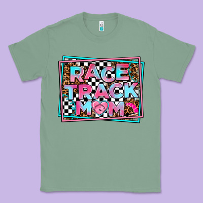 Race Track Mom Classic Tee Designed By Adodesignshop