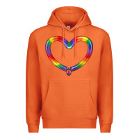 Carrot Lgbtq Heart Balloon Premium Hoodie - BundleAndBundleShop