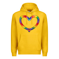 Lemon Lgbtq Heart Balloon Premium Hoodie - BundleAndBundleShop