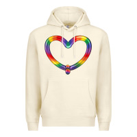 Sandshell Lgbtq Heart Balloon Premium Hoodie - BundleAndBundleShop