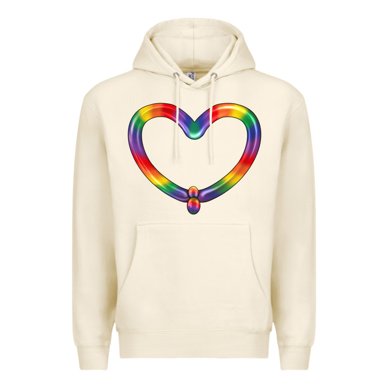 Lgbtq Heart Balloon Premium Hoodie by BundleAndBundleShop | Teevron