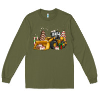 Army Green little debbie tree cakes bulldozer Long Sleeve Tee - JahusDesignShop