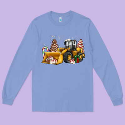 Little Debbie Tree Cakes Bulldozer Long Sleeve Tee Designed By Jahusdesignshop