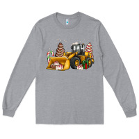 Heather Grey little debbie tree cakes bulldozer Long Sleeve Tee - JahusDesignShop
