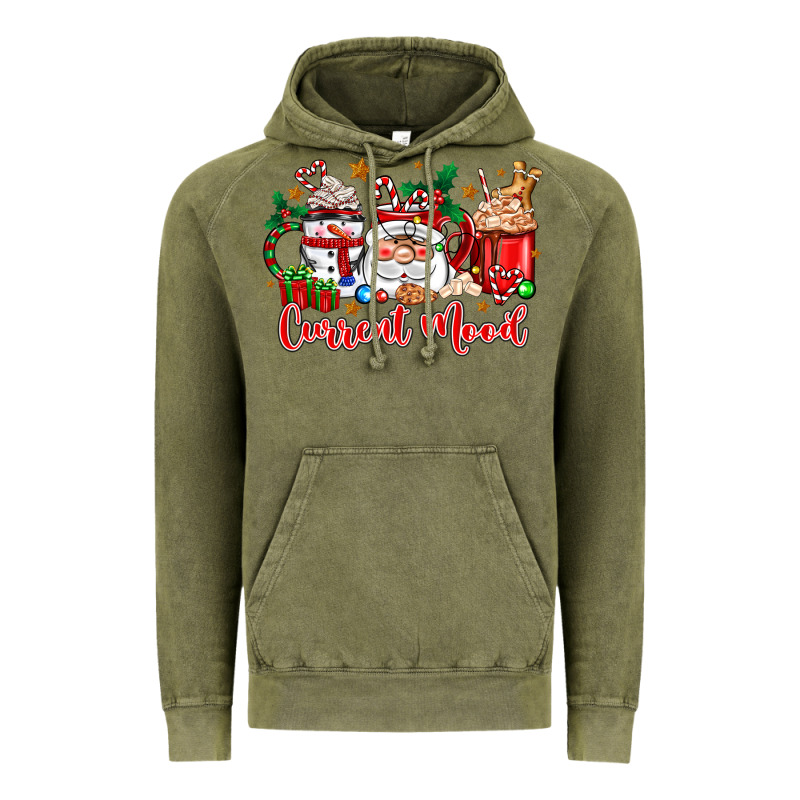 Current Mood Coffee Cups Vintage Hoodie by Zillion Design Studio | Teevron