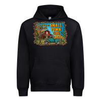 Black just a small town girl Urban Hoodie - RanaPortraitStore