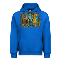 Cobalt just a small town girl Urban Hoodie - RanaPortraitStore