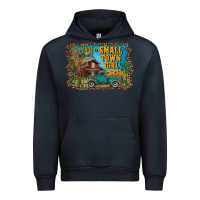 Navy just a small town girl Urban Hoodie - RanaPortraitStore