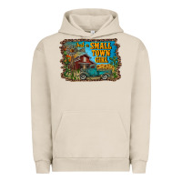 Pigment French Oak just a small town girl Urban Hoodie - RanaPortraitStore