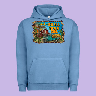 Just A Small Town Girl Urban Hoodie Designed By Ranaportraitstore
