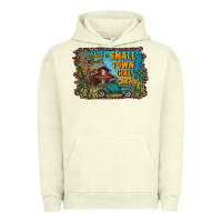 Pigment Pistachio just a small town girl Urban Hoodie - RanaPortraitStore