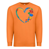 Carrot autism heart Premium Sweatshirt - MaliasSmallBusiness