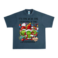 Midnight Navy it's fine we're fine everythıng is fine! Urban Heavy Tee - FaDigitalArtStudio