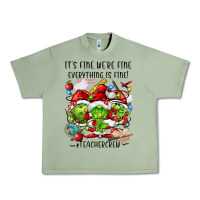 Oil Green it's fine we're fine everythıng is fine! Urban Heavy Tee - FaDigitalArtStudio