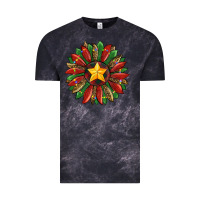 Cloud Black christmas sunflower Vintage Tee - RanaPortraitStore