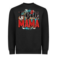 Black t ball mama Heavyweight Sweatshirt - Zillion Design Studio