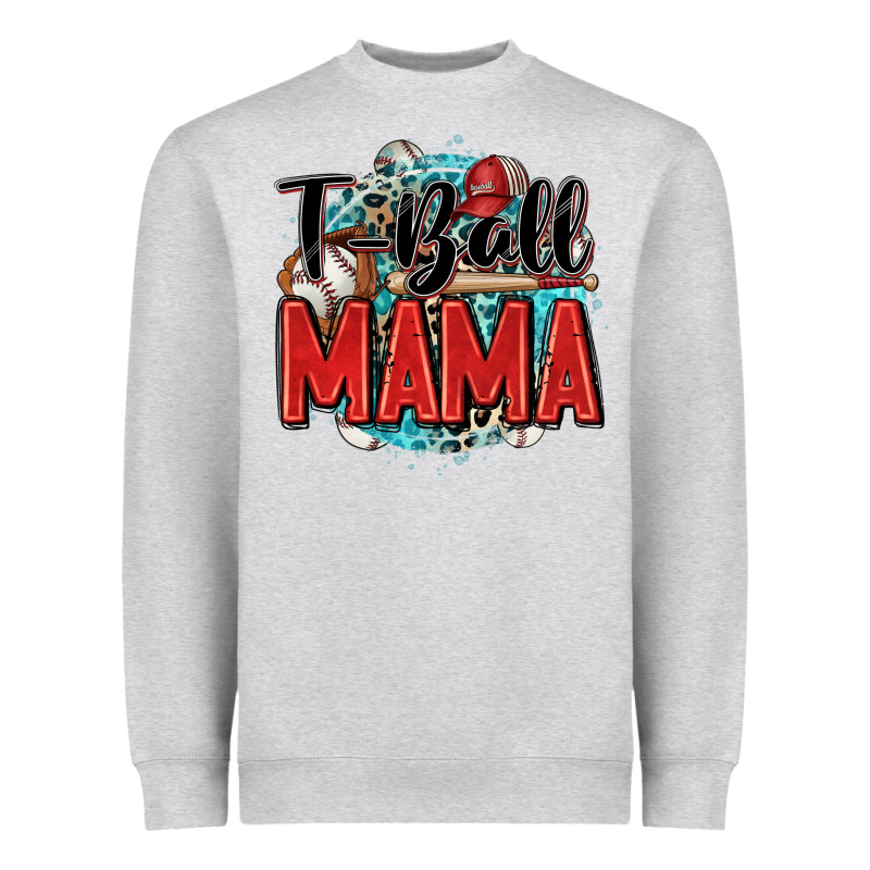 T Ball Mama Heavyweight Sweatshirt by Zillion Design Studio | Teevron