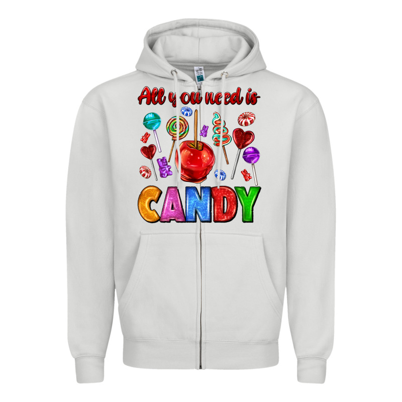 All You Need Is Candy Zipper Hoodie by AdoDesignShop | Teevron