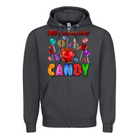 Smoke all you need is candy Zipper Hoodie - AdoDesignShop