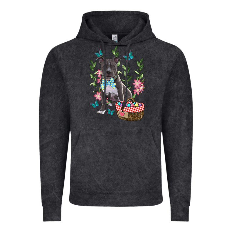 Easter Pitbull Vintage Hoodie by RanaPortraitStore | Teevron
